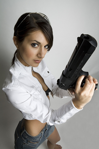 Beautiful Sexy Women with Guns!