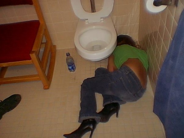 Passed Out Drunk Girl