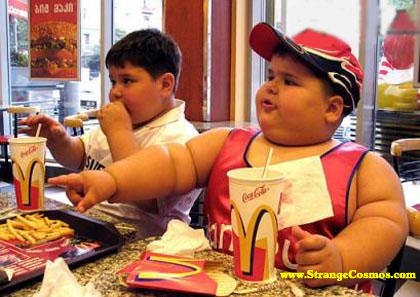 fat kid at mcdonalds