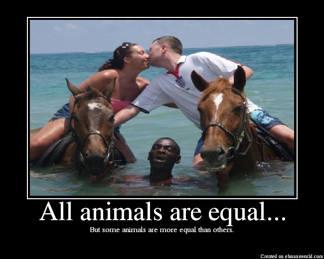 But some animals are more equal than others.