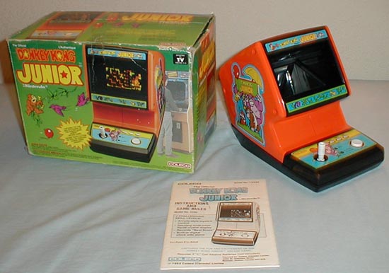 handheld electronic games from the 80s