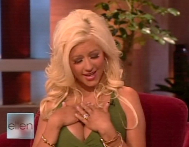 Christina Aguilera On Ellen Show