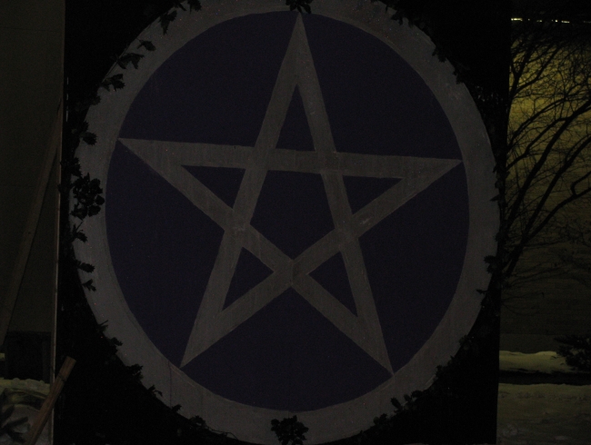 pentagram and nativity