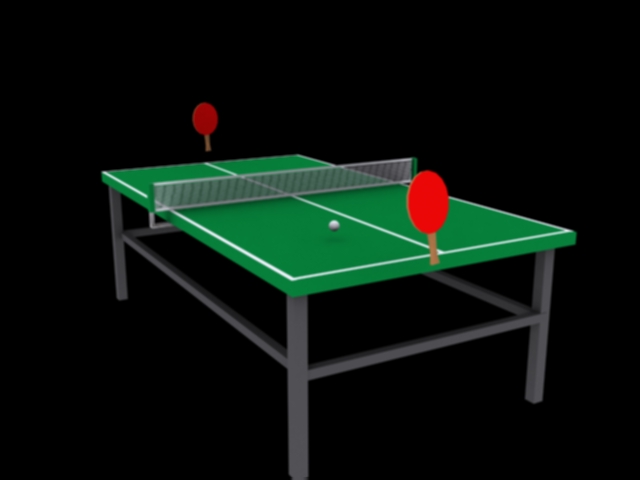 Ping Pong Table I made in 3DS Max.