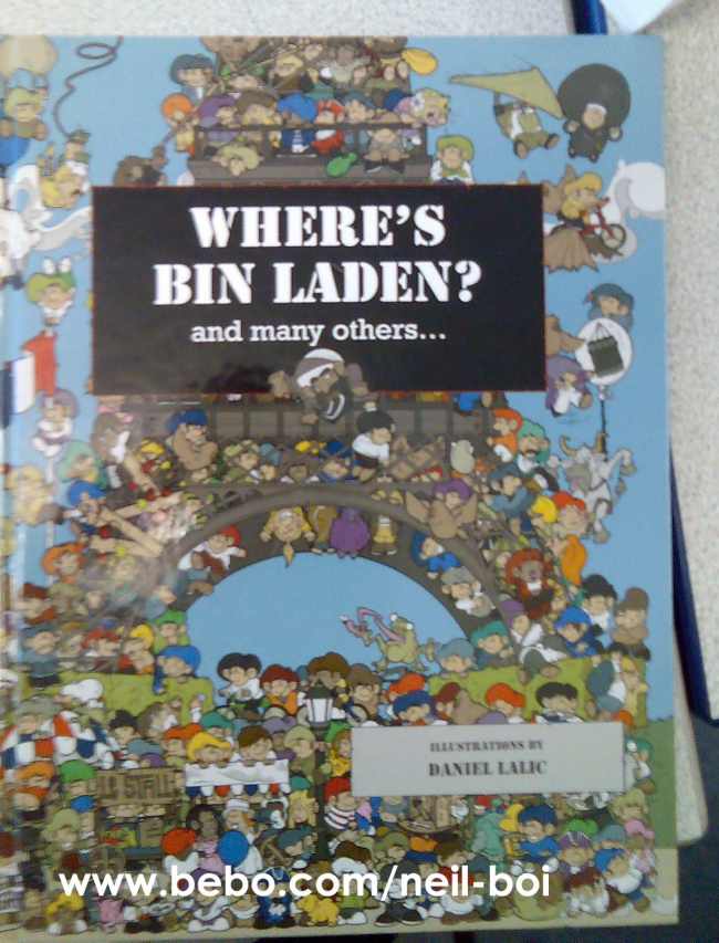 Where's Wolly Style Bin Laden Book