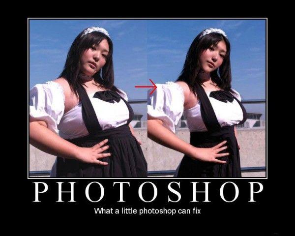 Fat people love photoshop