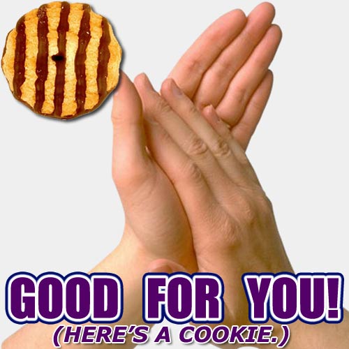 clapping hands png - Good For You! Here'S A Cookie.