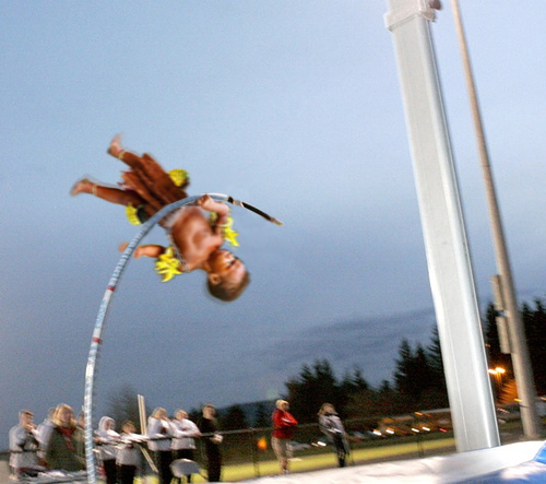 The newest member of the Kenyan pole vault team for the Beijing Olympics