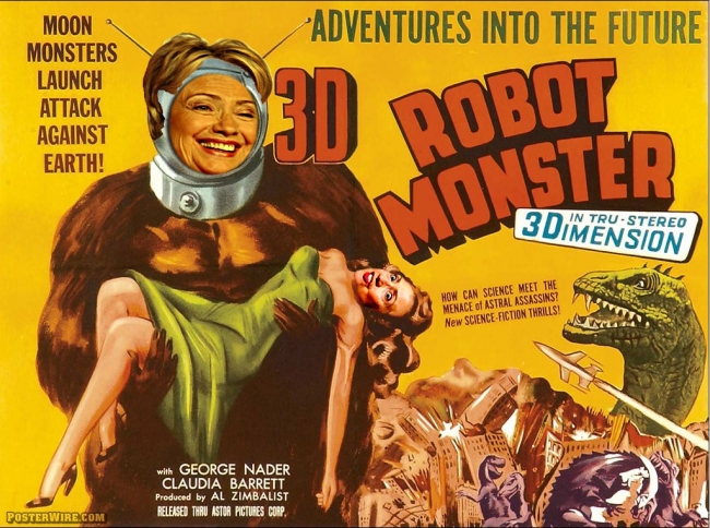 We all know she's an robot moon monster
