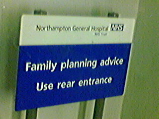 Funny sign to help plan your family!