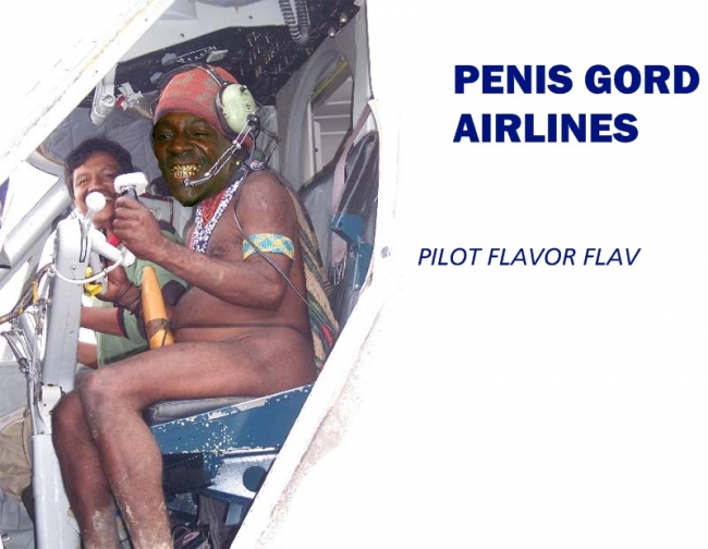 Flavor Flav as your pilot