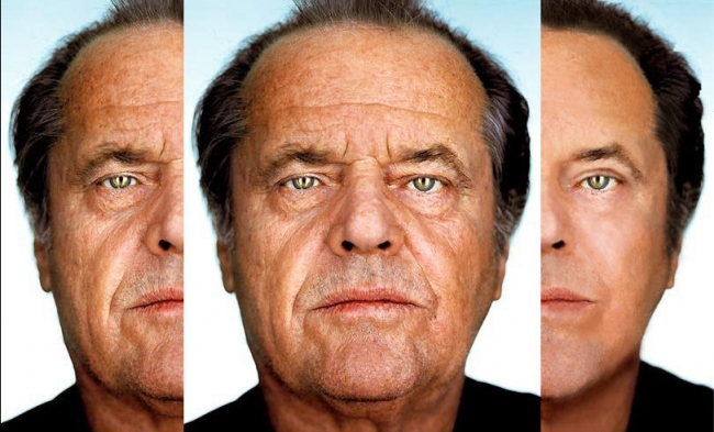 I photoshopped half of Jack Nicholson's face. 