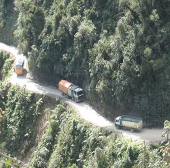 Roads in Bolivia