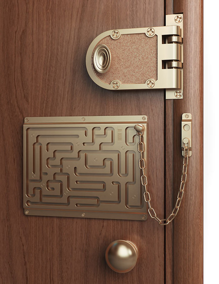 Art Lebedev's Defendius Door Chain Keeps Intruders, Yourself Out
