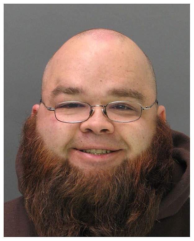 mugshot funny bald man