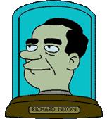 President Richard Nixon's head
