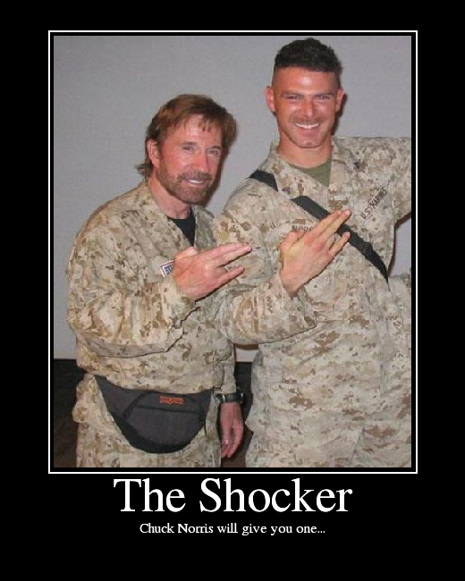 Chuck Norris will give you one...