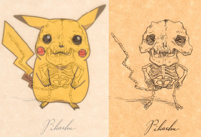 A startling inside look at the popular electric rodent, Pikachu.
