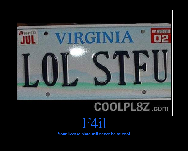 Your license plate will never be as cool