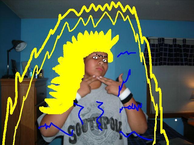 This is a picture of me at level Super Saiyan 3.