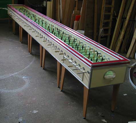 the largest Foosball table in the world