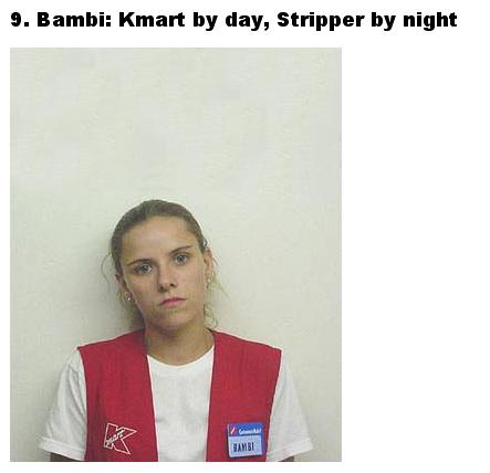 communication - 9. Bambi Kmart by day, Stripper by night Hambi
