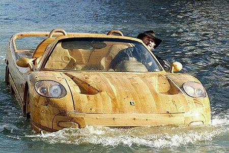 Wodden Ferrari Boat