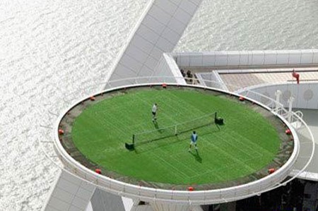 Worlds Coolest Tennis Court