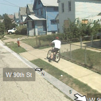 Google Street View Bike Crash