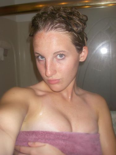 Girls right out of the shower