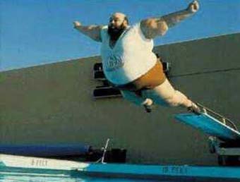 fatass diving