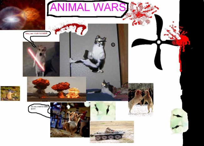 lol funny animal war