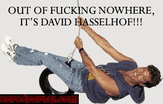 David fuckin' Hasselhoff