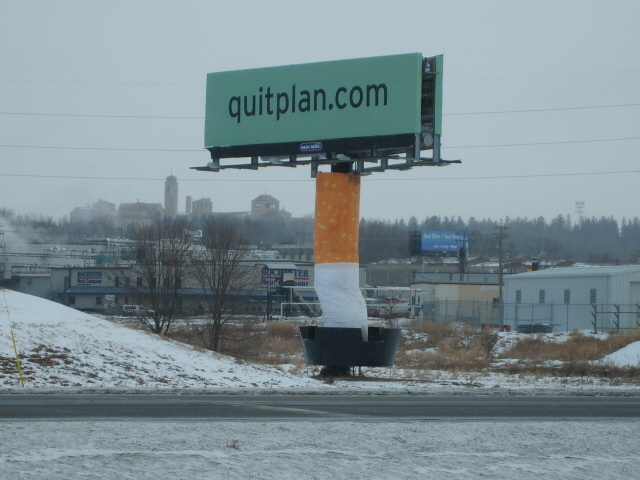 A billboard in Minnesota