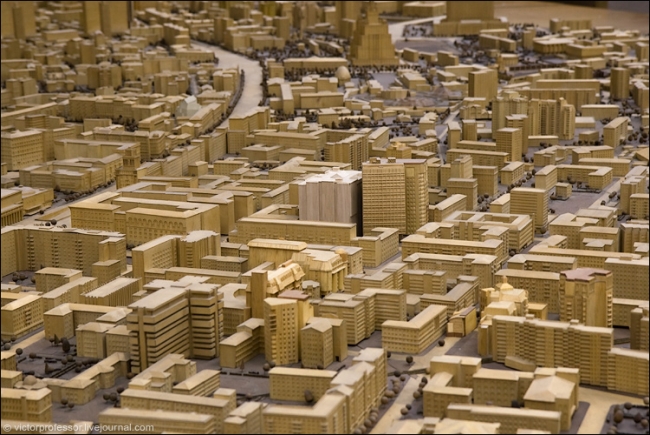 Scale model of Moscow