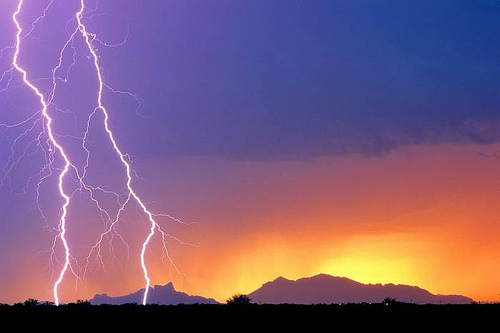 Beautiful Lightning Strikes