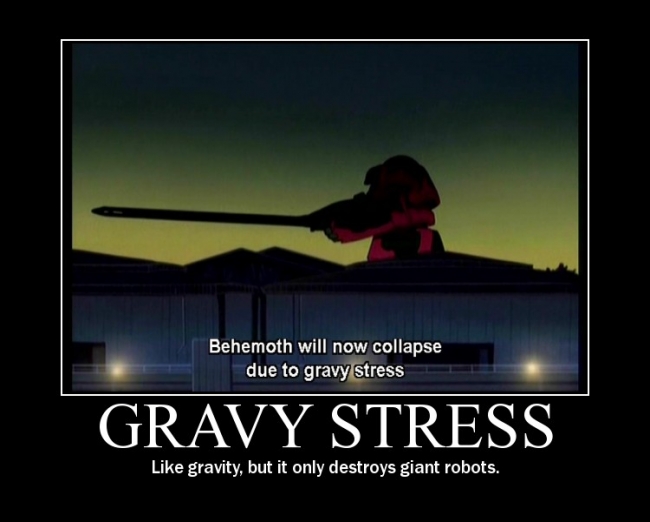 Like gravity, but it only destroys giant robots