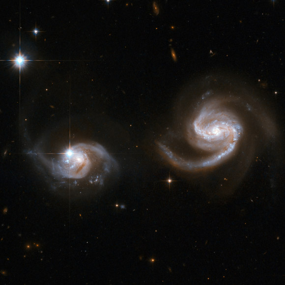 Galaxies collide