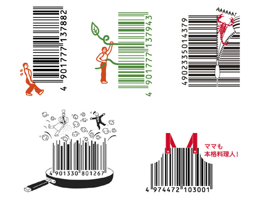 Funny barcode art