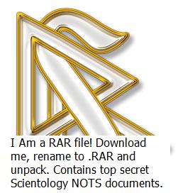 These are Top Secret Scientology documents, disguised in a JPG file. Save the image, rename it .rar and unpack it to see how Scientology is trying to take over the world.