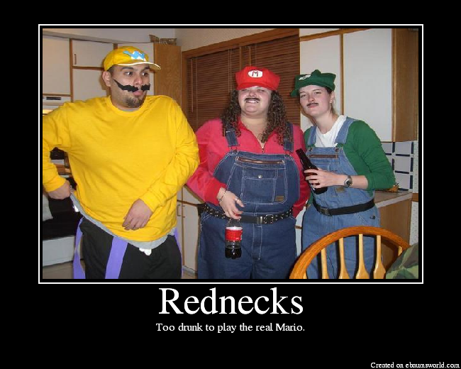 Too drunk to play the real Mario.