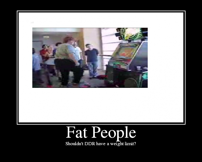 Shouldn't DDR have a weight limit?