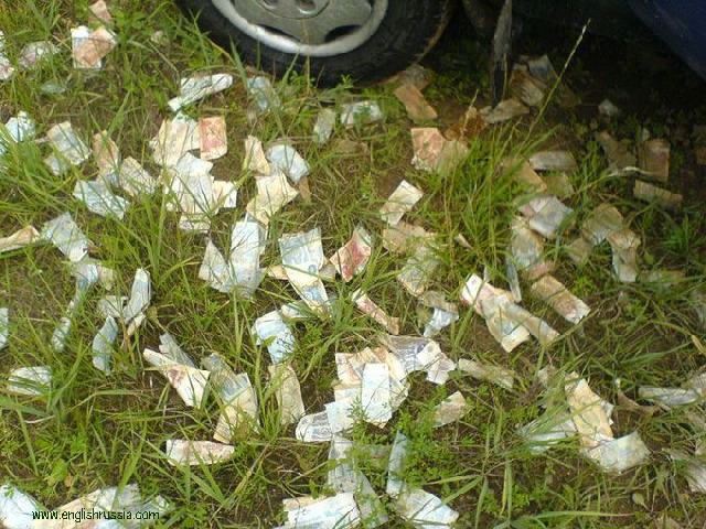 Ton's of Soviet cash found