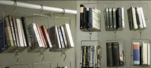 diy book hanger