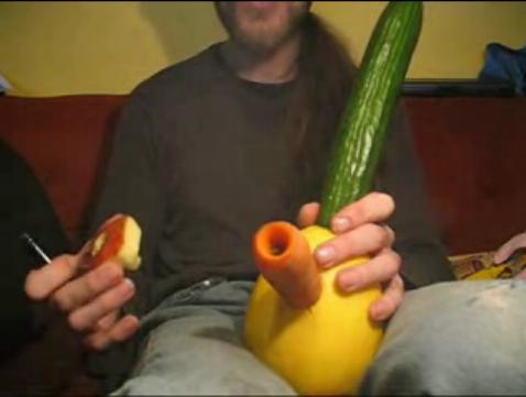 Sick Carrot Melon Cucumber Bong!