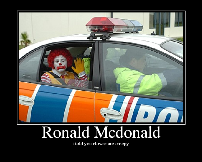 i told you clowns are creepy