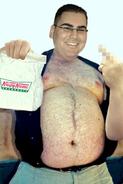 Keep your hands off my Krispy Kreme.
