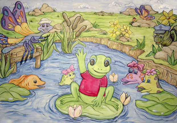 This story is a wonderful story that teaches children a valuable life lesson, to accept another as they are. Young readers will learn about a fat little frog who has been hurt by thoughtless comments about her size. The colorful illustrations are done by children to add interest. There is also a blank picture for the reader to color to personalize