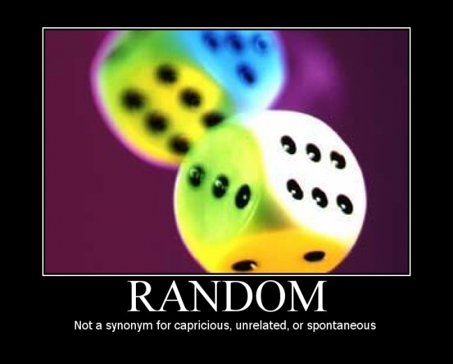 I hate when people misuse the word random.