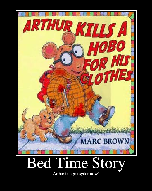 Arthur is a gangster now!
